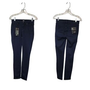 Paige Verdugo Alley Jean Women 25 Dark Blue Mid Rise Ultra Skinny Pocket
